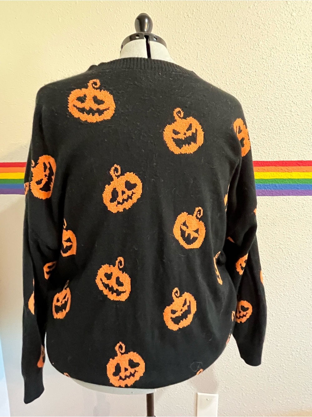Hot topic Pumpkin Cardigan Sweater - Picture 3 of 5